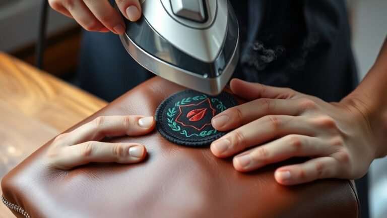 applying iron patch properly