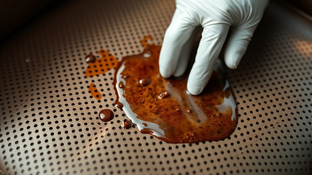 assess spill damage extent