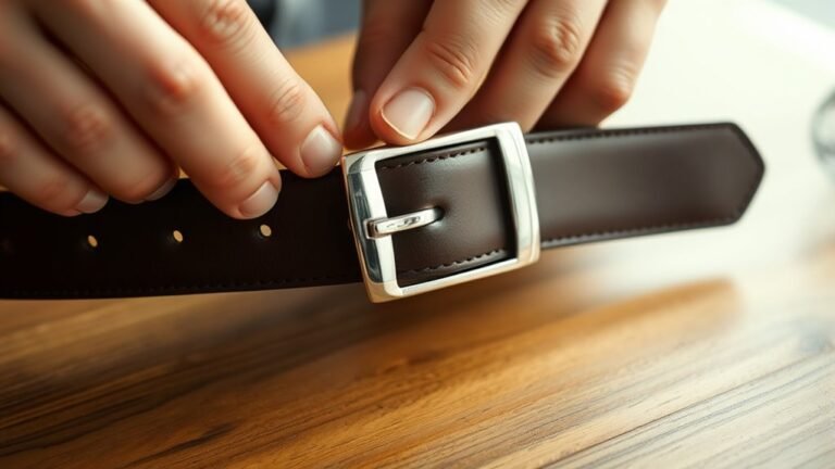 attach buckle to leather