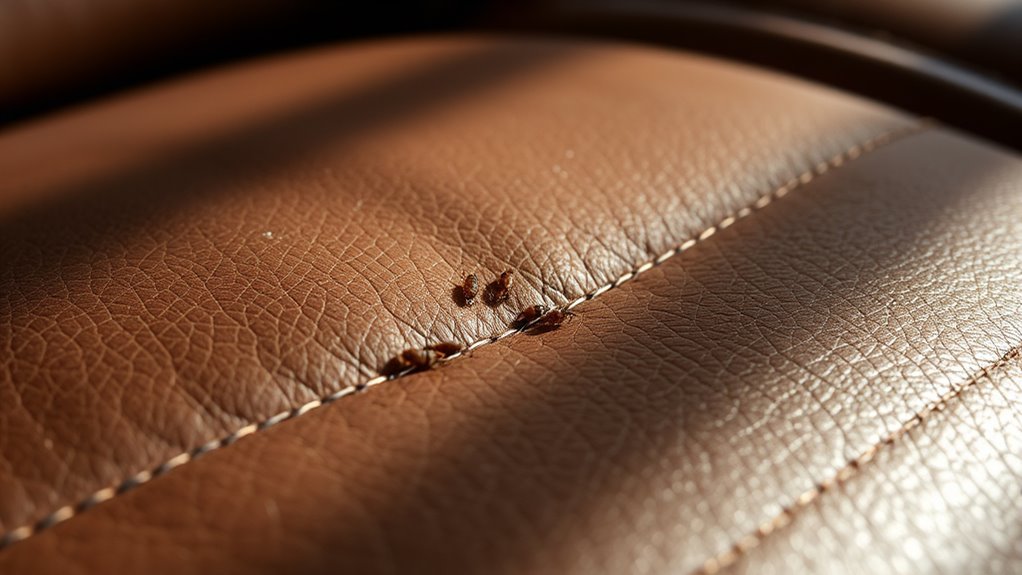 bed bugs hide in cracks