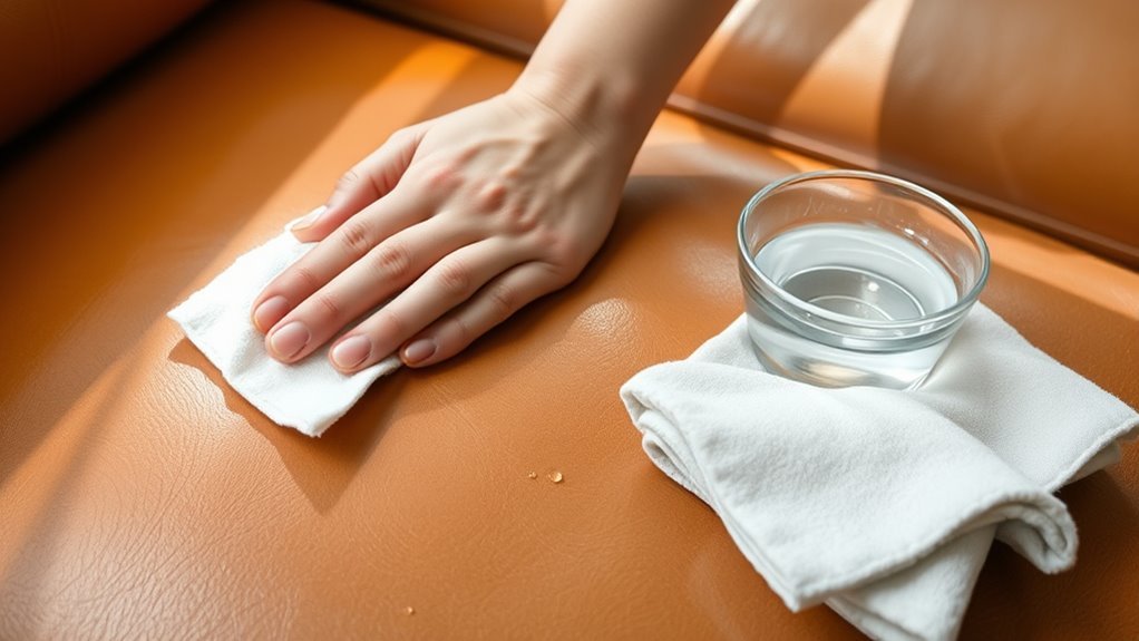 blot air dry naturally