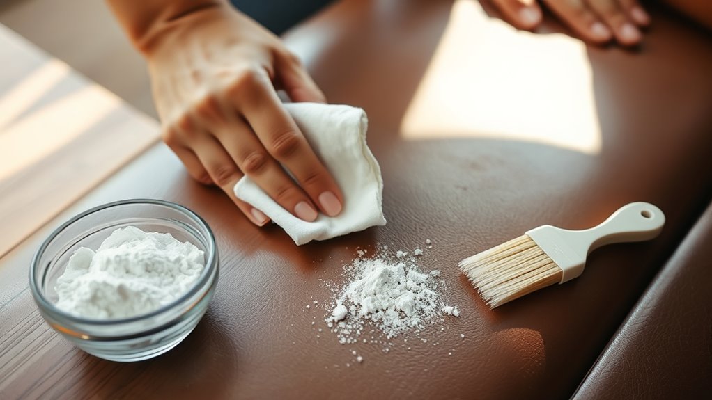 blot powder wait repeat