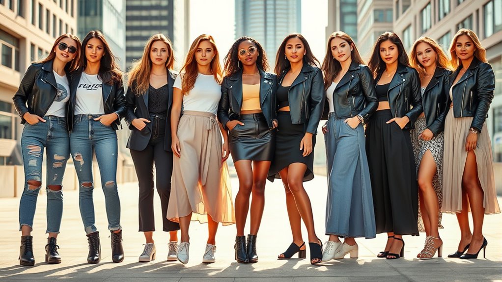 chic women s leather jacket styles