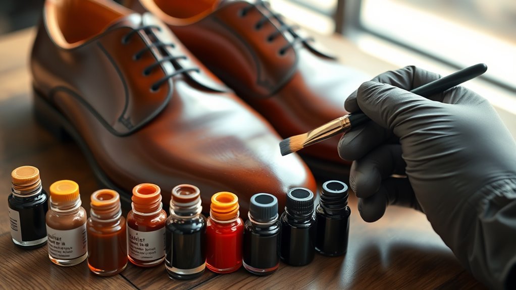 choose appropriate leather dye
