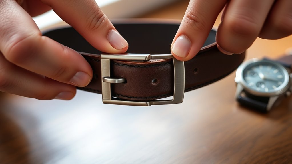 choose matching belt buckle