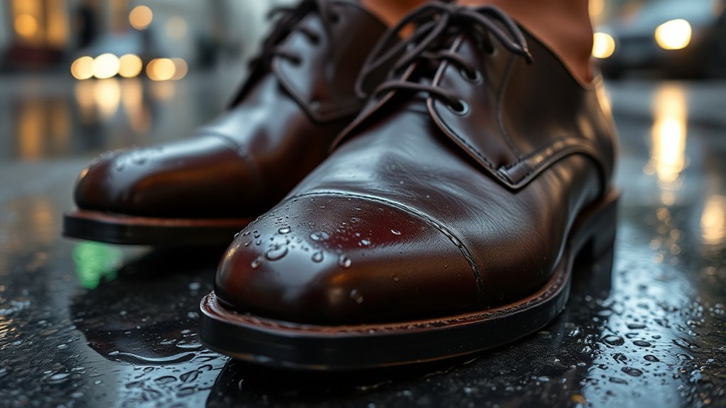 choose water resistant full grain leather