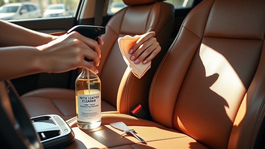 choosing effective leather seat cleaners