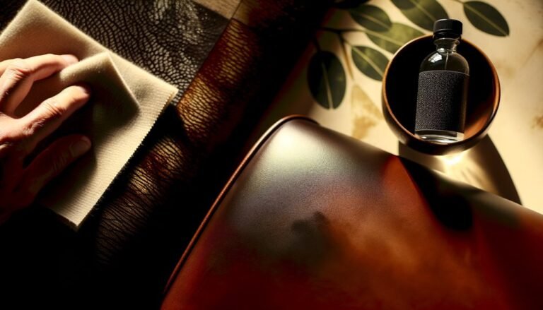 clean and maintain leather