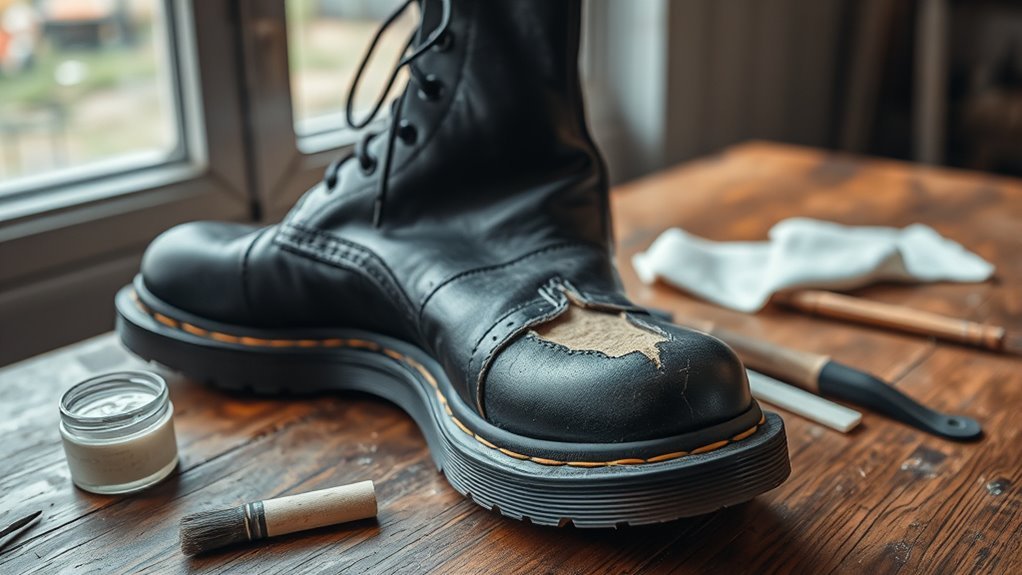 clean assess secure repair