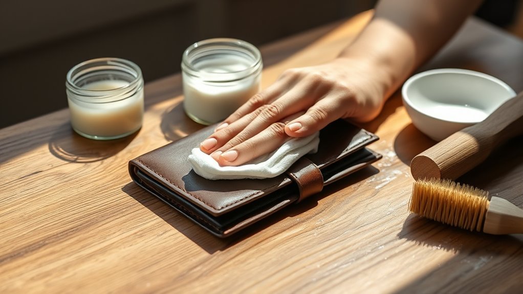 clean dry inspect leather