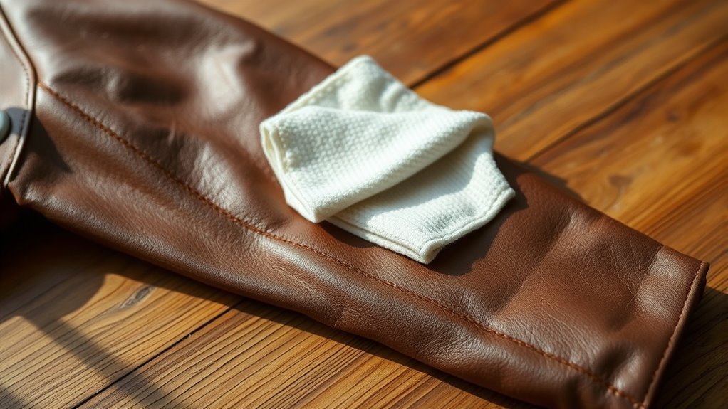 clean dry smooth leather