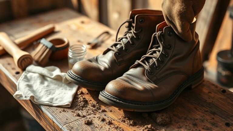 clean mud from leather