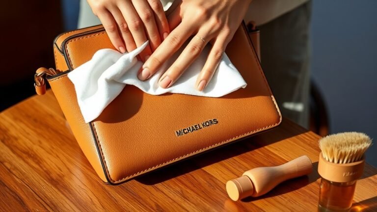 clean with leather cleaner