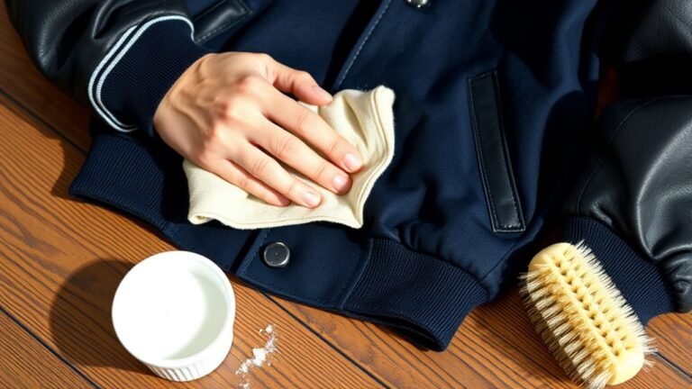 cleaning leather sleeved jackets