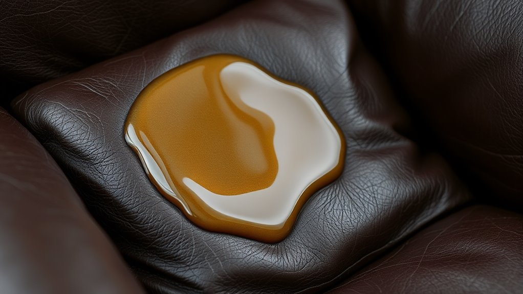 coconut oil deteriorates leather