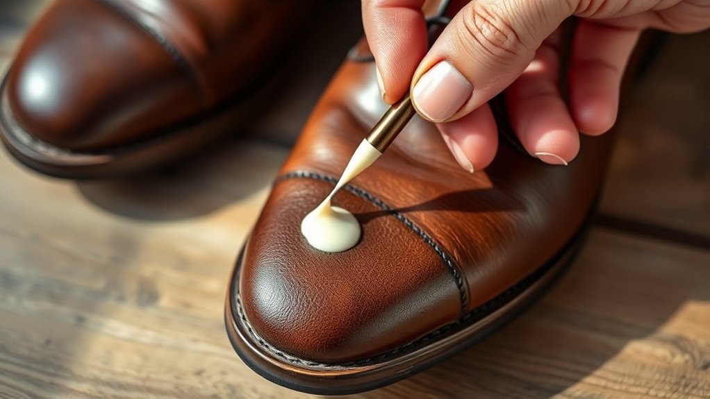 deep leather scratch repair