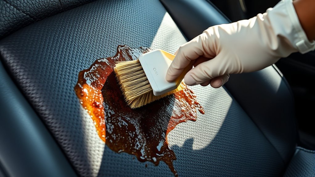 deep leather stain remover