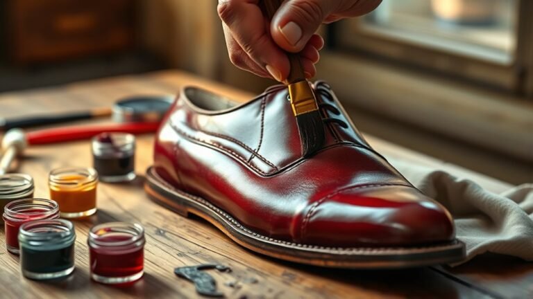 dye leather shoes easily