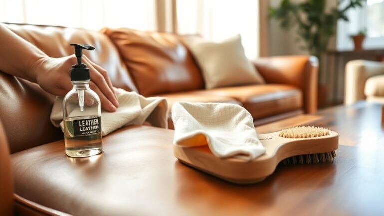 effective leather furniture cleaning