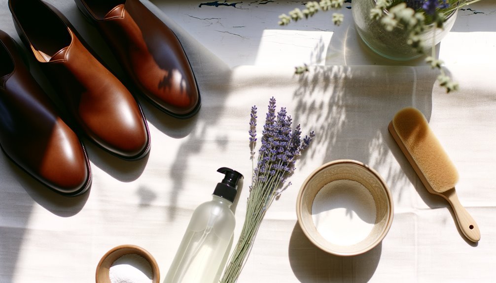 eliminate leather odor naturally