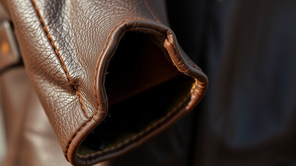 examine edges and backing