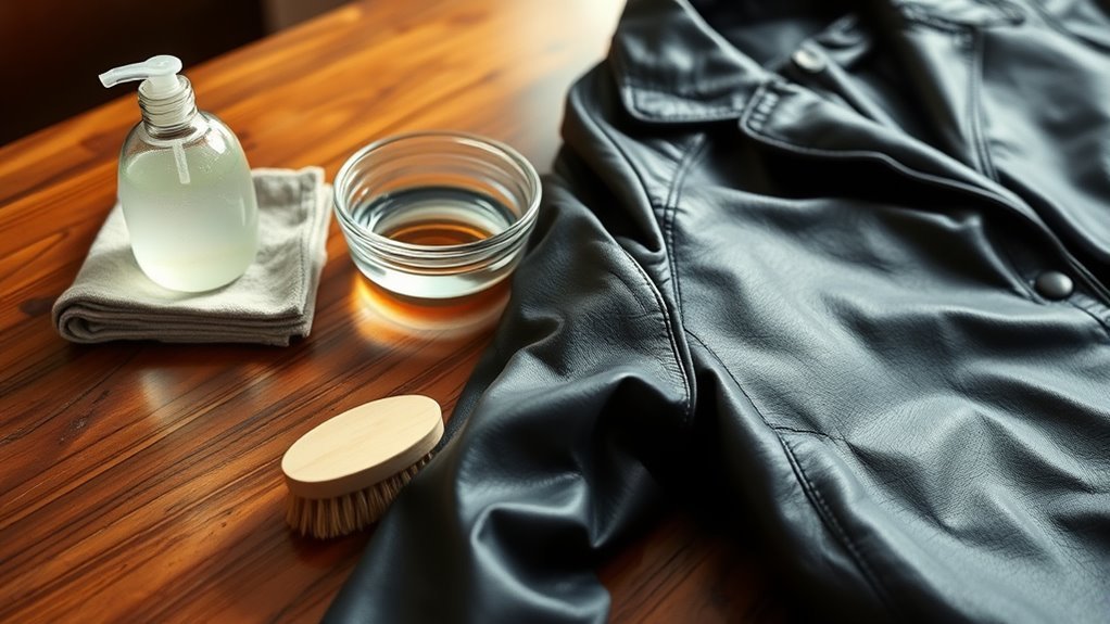 gather cleaning supplies and tools