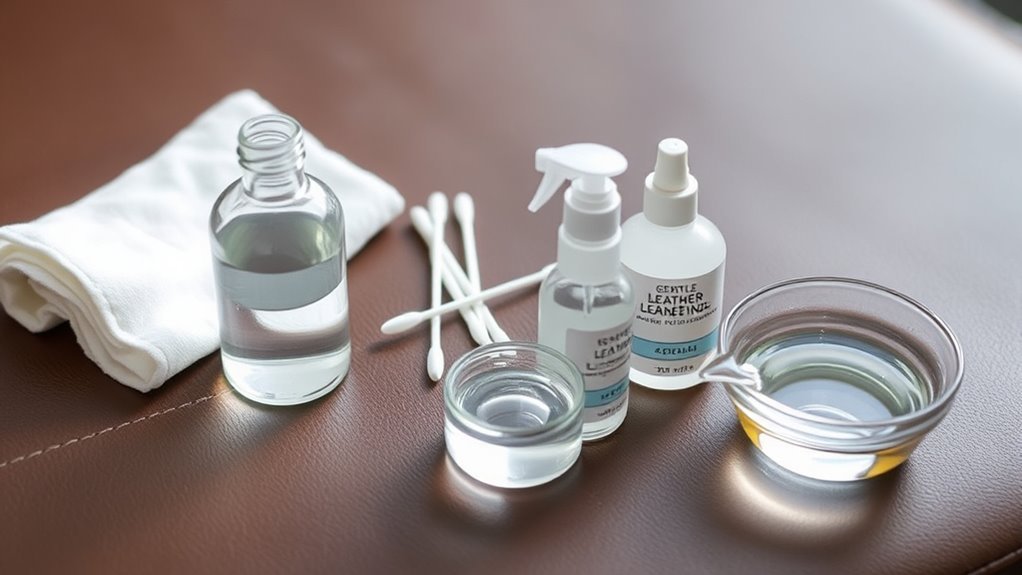 gather cleaning supplies beforehand