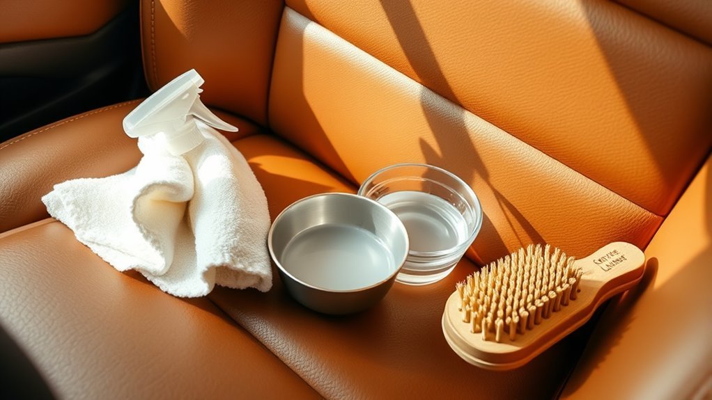 gather cleaning supplies beforehand