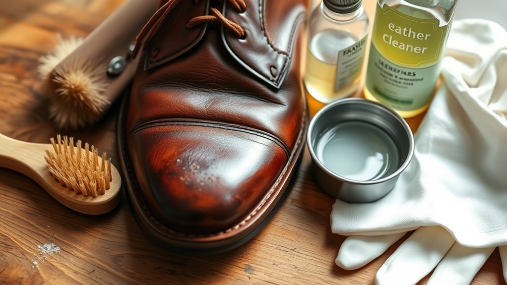 gather cleaning supplies beforehand