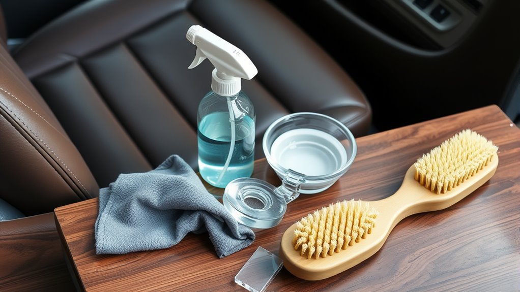 gather cleaning supplies beforehand