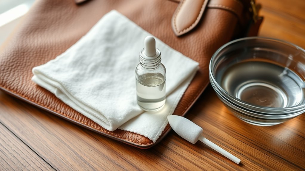 gather cleaning supplies properly