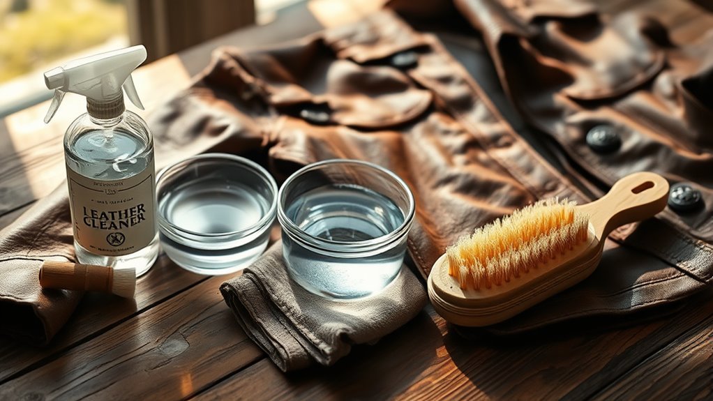 gather gentle cleaning materials