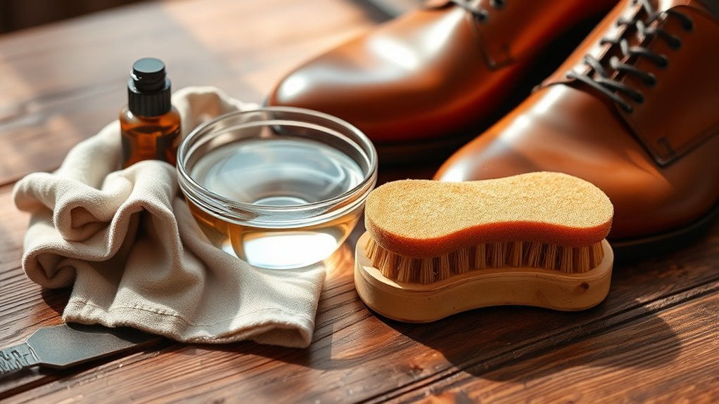 gather gentle cleaning supplies