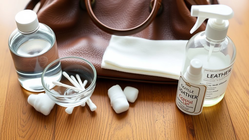 gather gentle cleaning supplies