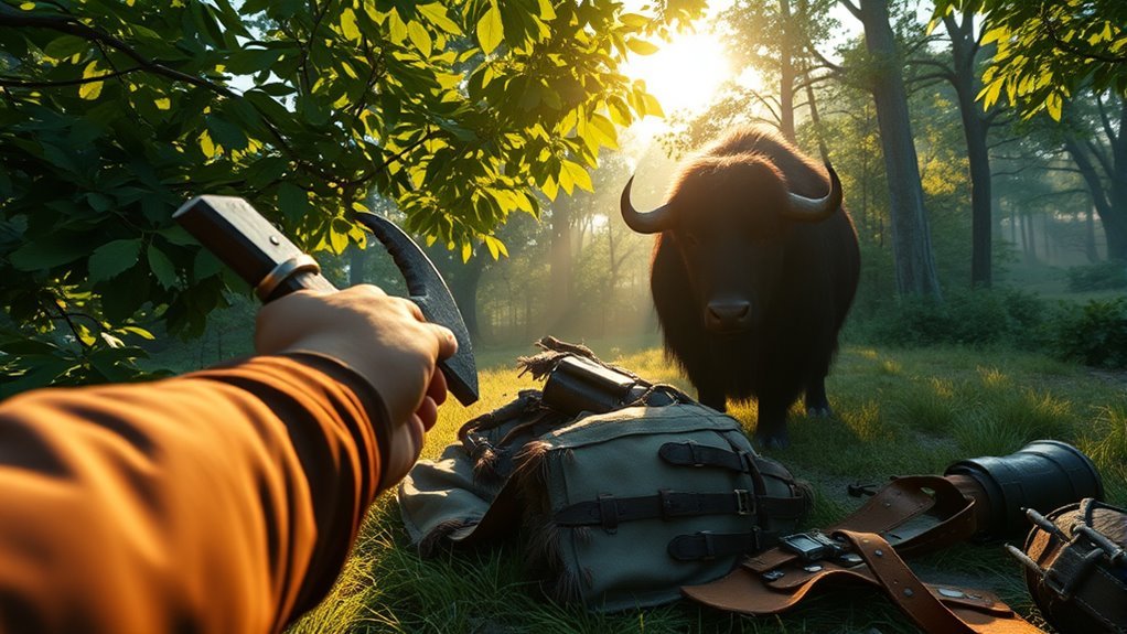 gather hunt skin process