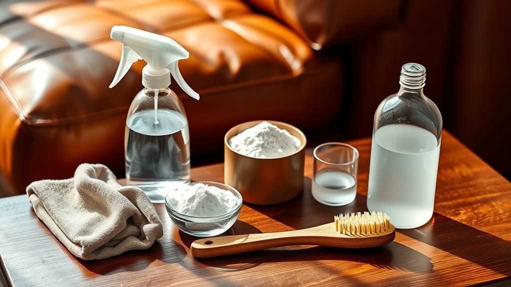 gather leather cleaning essentials