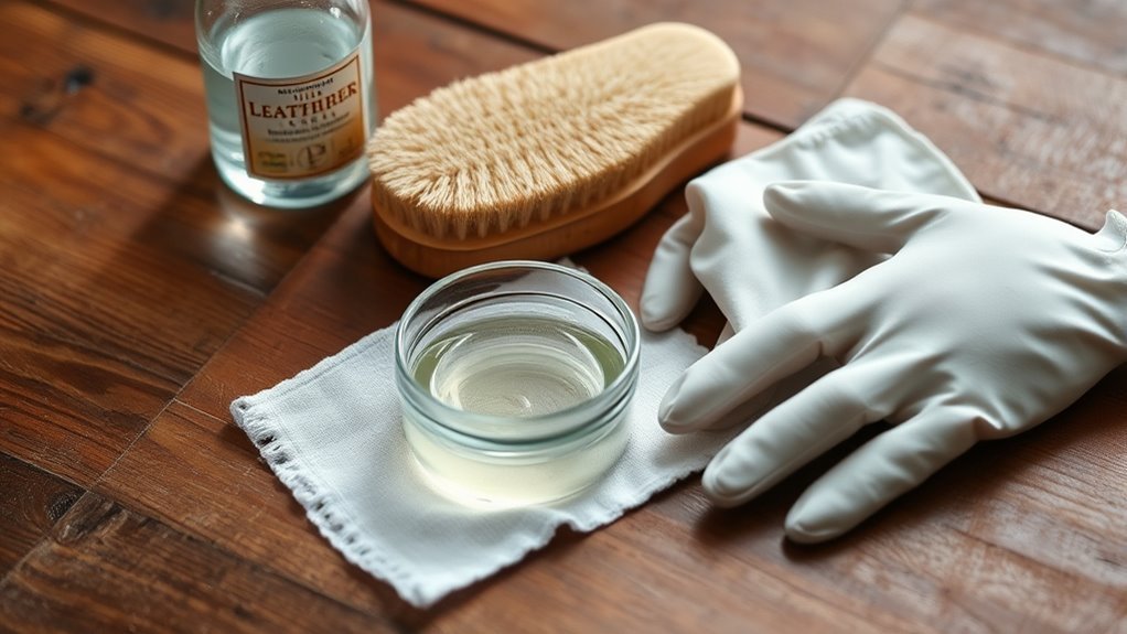 gather leather cleaning essentials