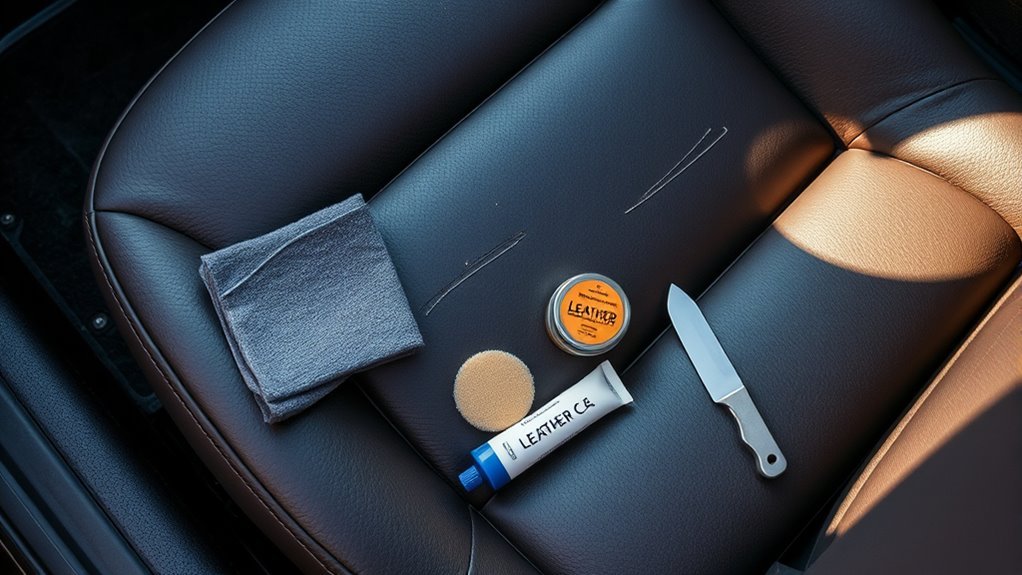 gather leather repair supplies