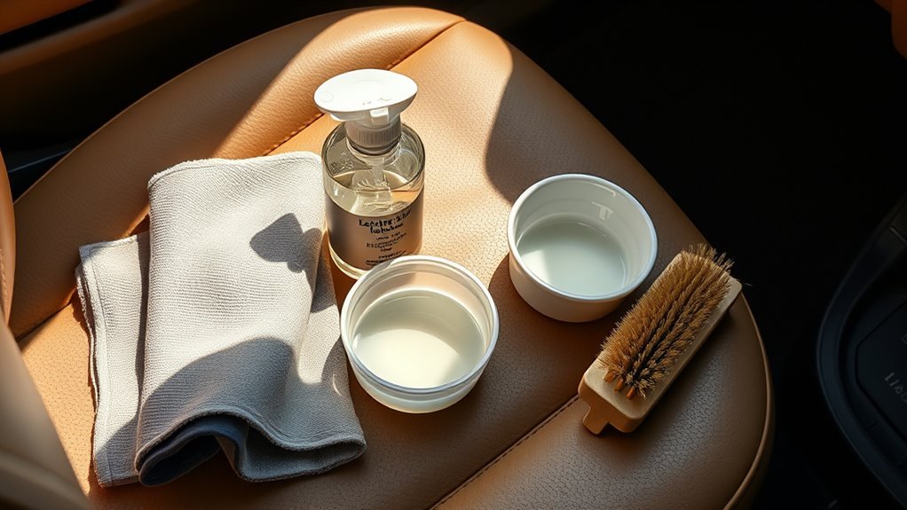 gather supplies before cleaning