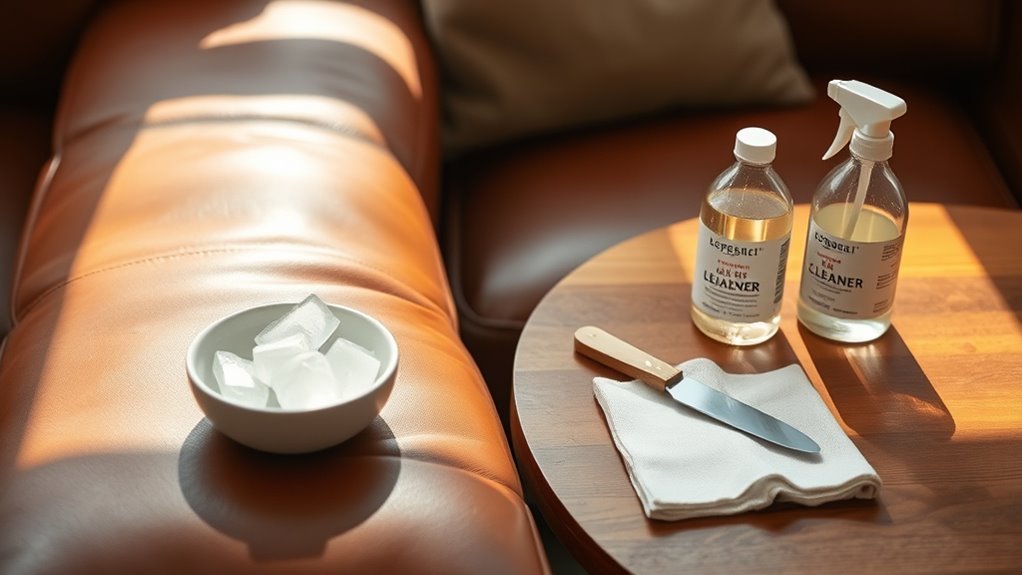 gather supplies before cleaning