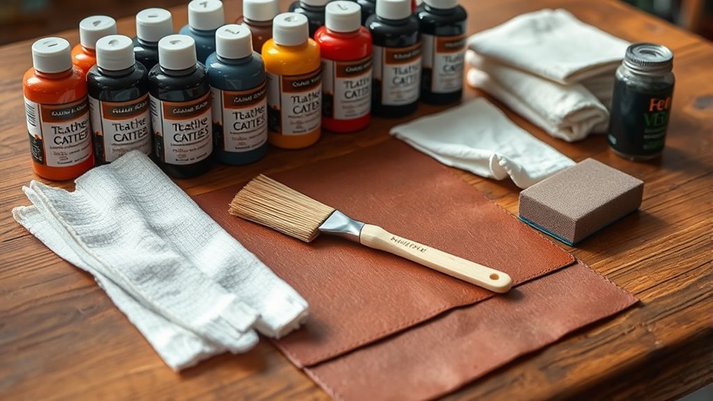 gather tools materials prep surfaces