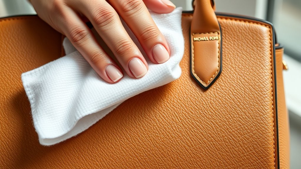 gentle dusting and brushing