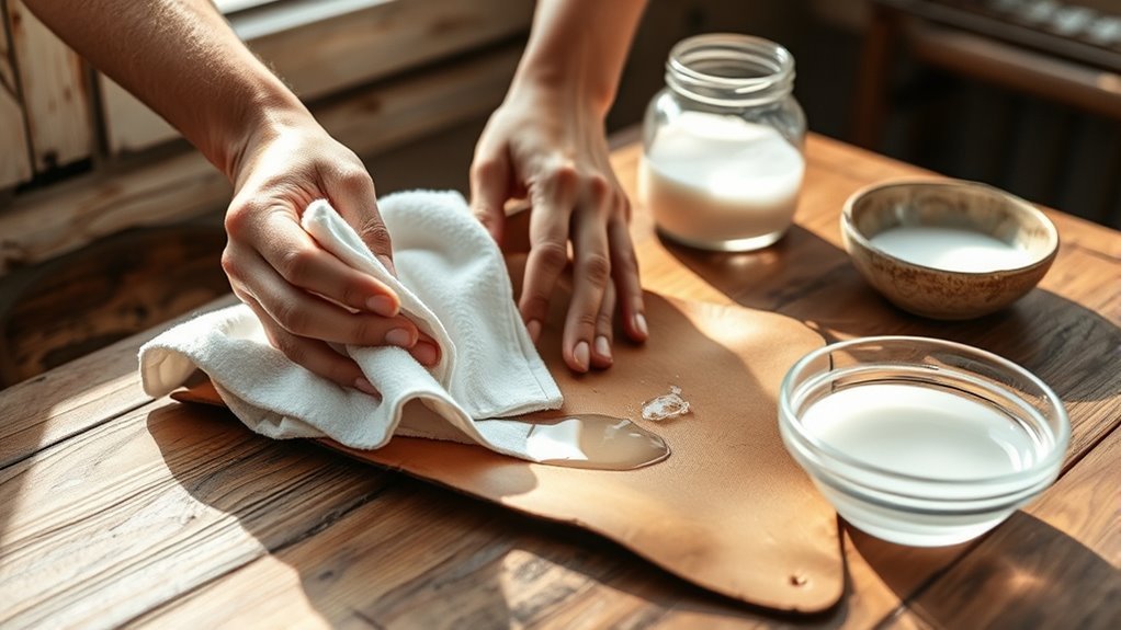 gentle household glue removal