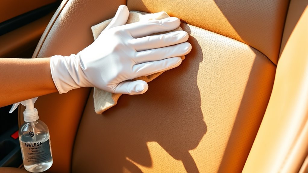 gentle leather cleaning method