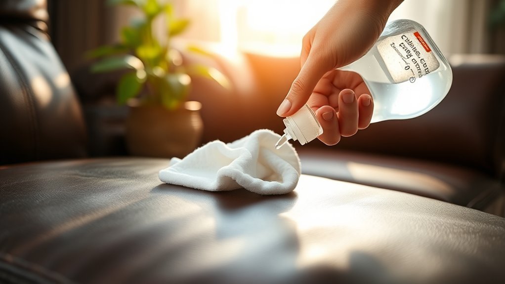 gentle leather cleaning method