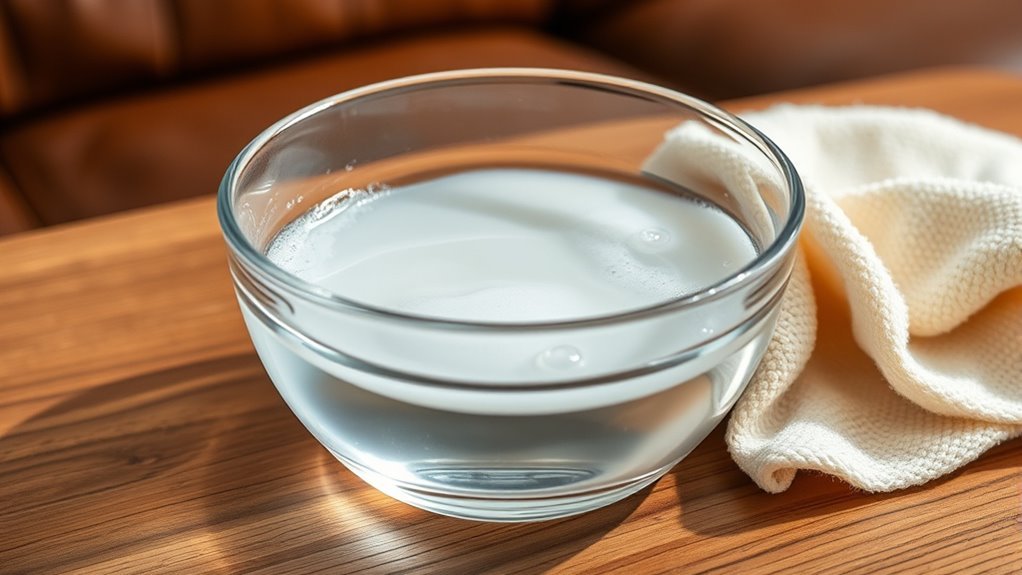 gentle leather cleaning solution