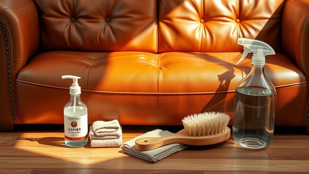 gentle leather cleaning supplies