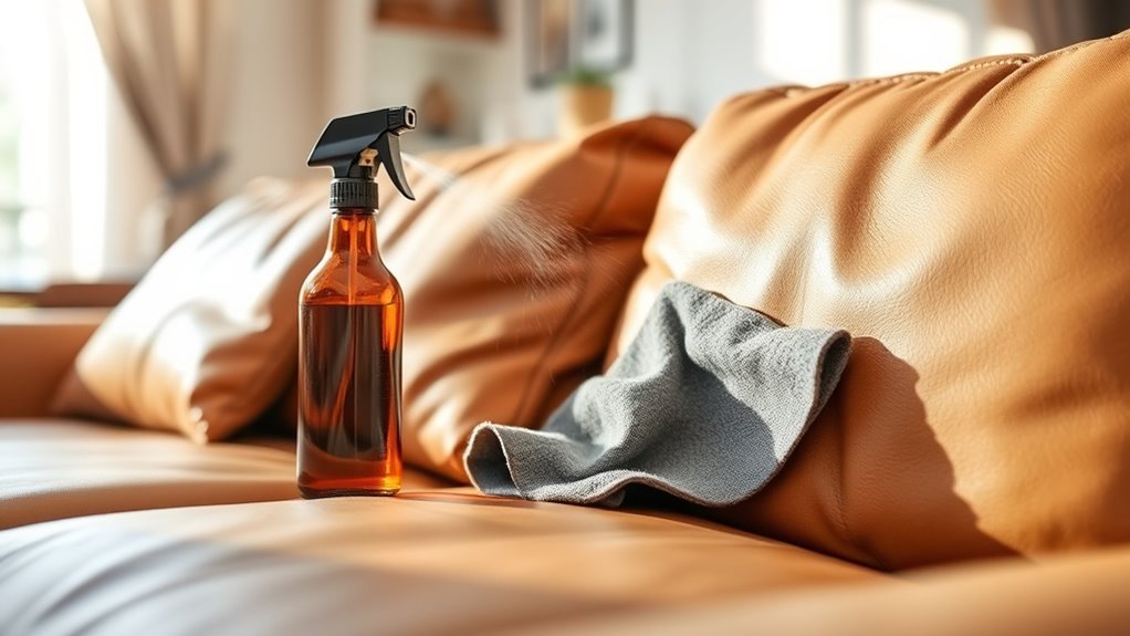 gentle leather cleaning tips