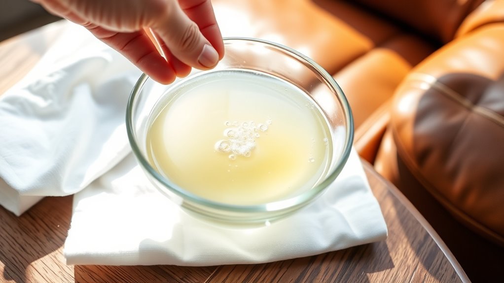 gentle vinegar cleaning mix