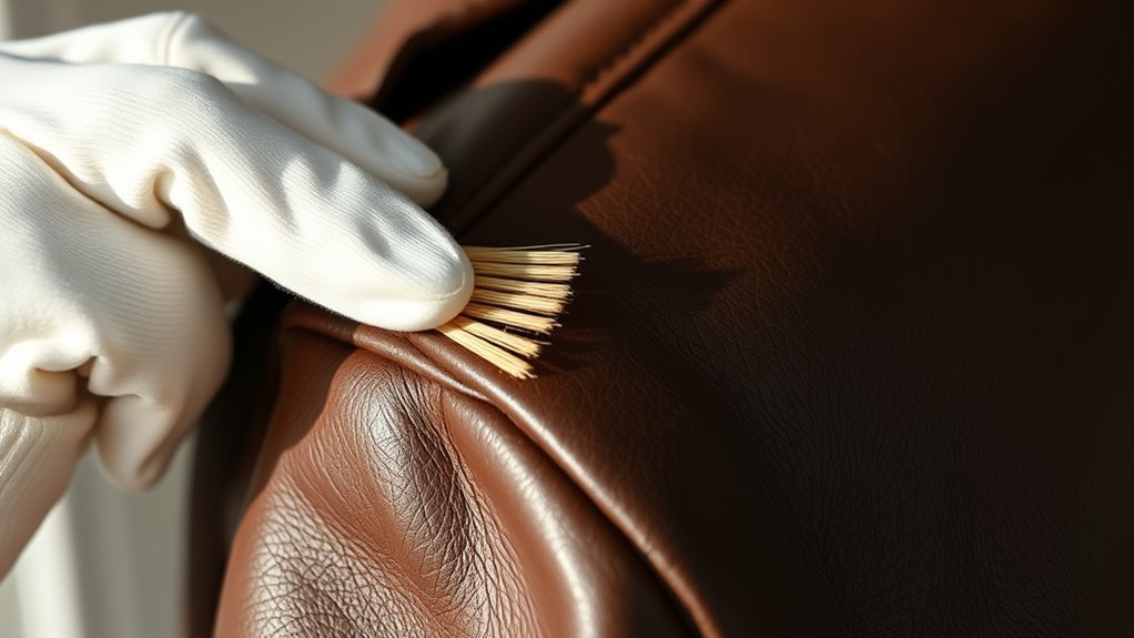 gently wipe surface mould